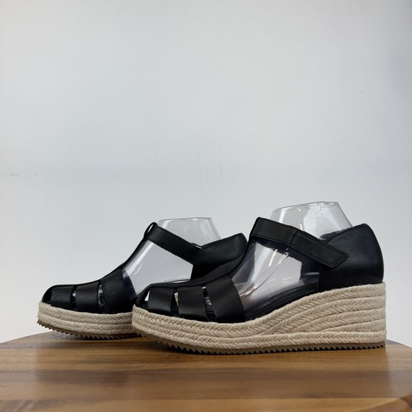 New Womens Eileen Fisher Tilly Jute Fisherman Espadrille Platform Sandal Size 10 - Picture 2 of 8